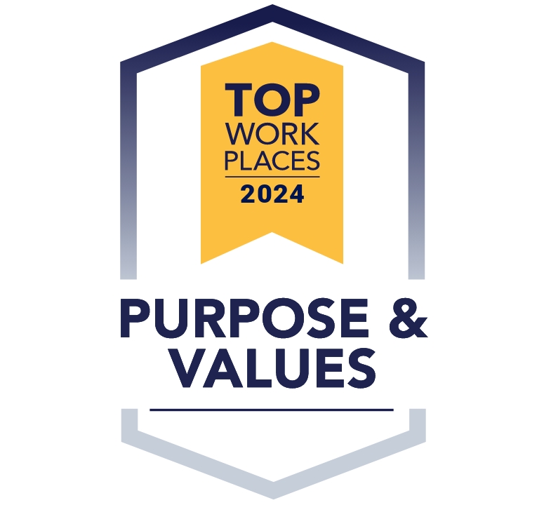 Top Work Places - Purpose and Values 2024